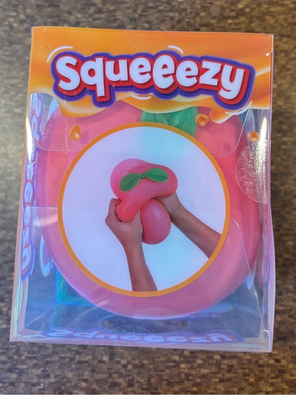 Squeeezy Peach Toy - Picture 3 of 4